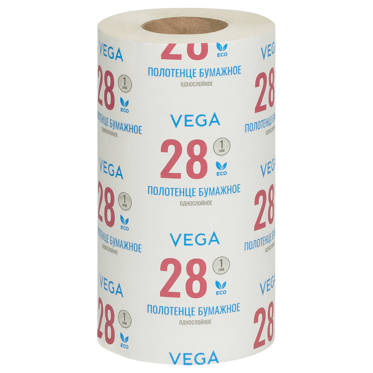 Полотенца бумажные "Vega" 28 Eco, 1 слой, 1шт 361850