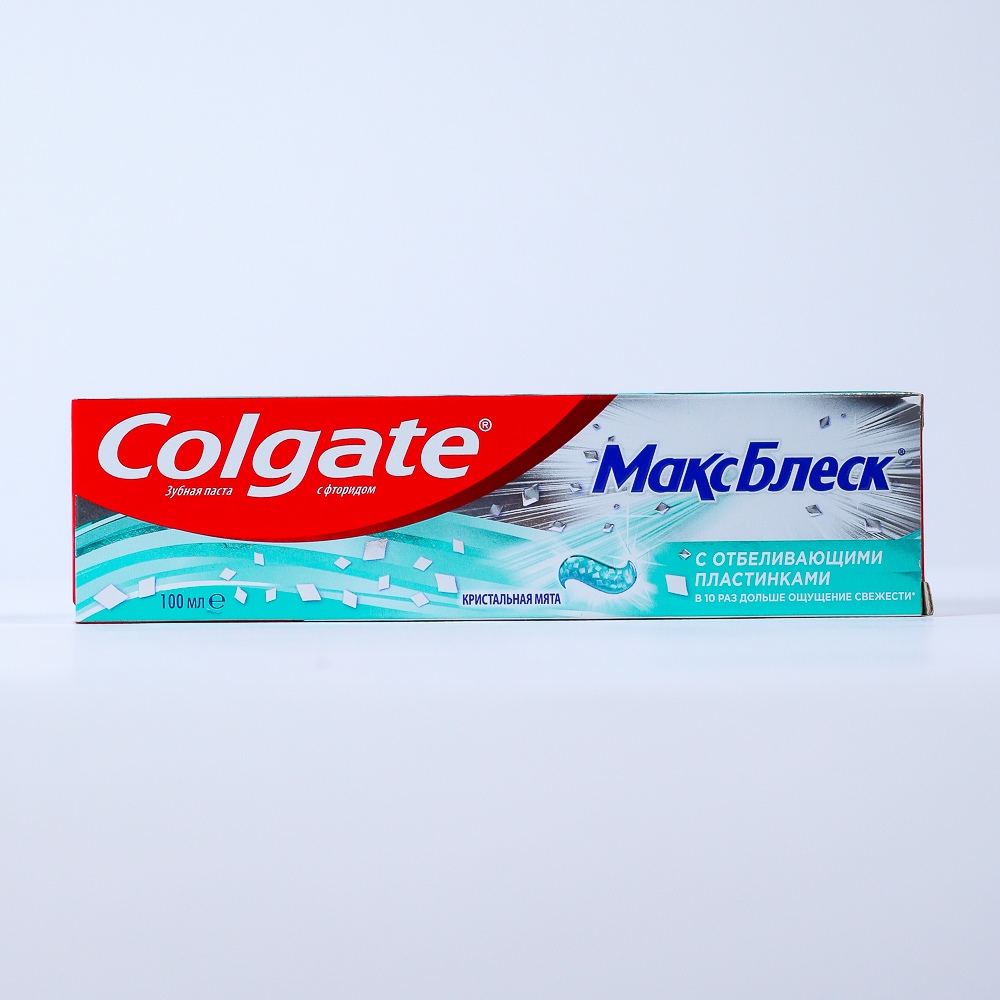 Зубная паста "Colgate" Макс Блеск кристальная мята , отбеливающая  100мл  05851