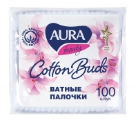 Ватные палочки "Aura" Beauty, 100шт 20713
