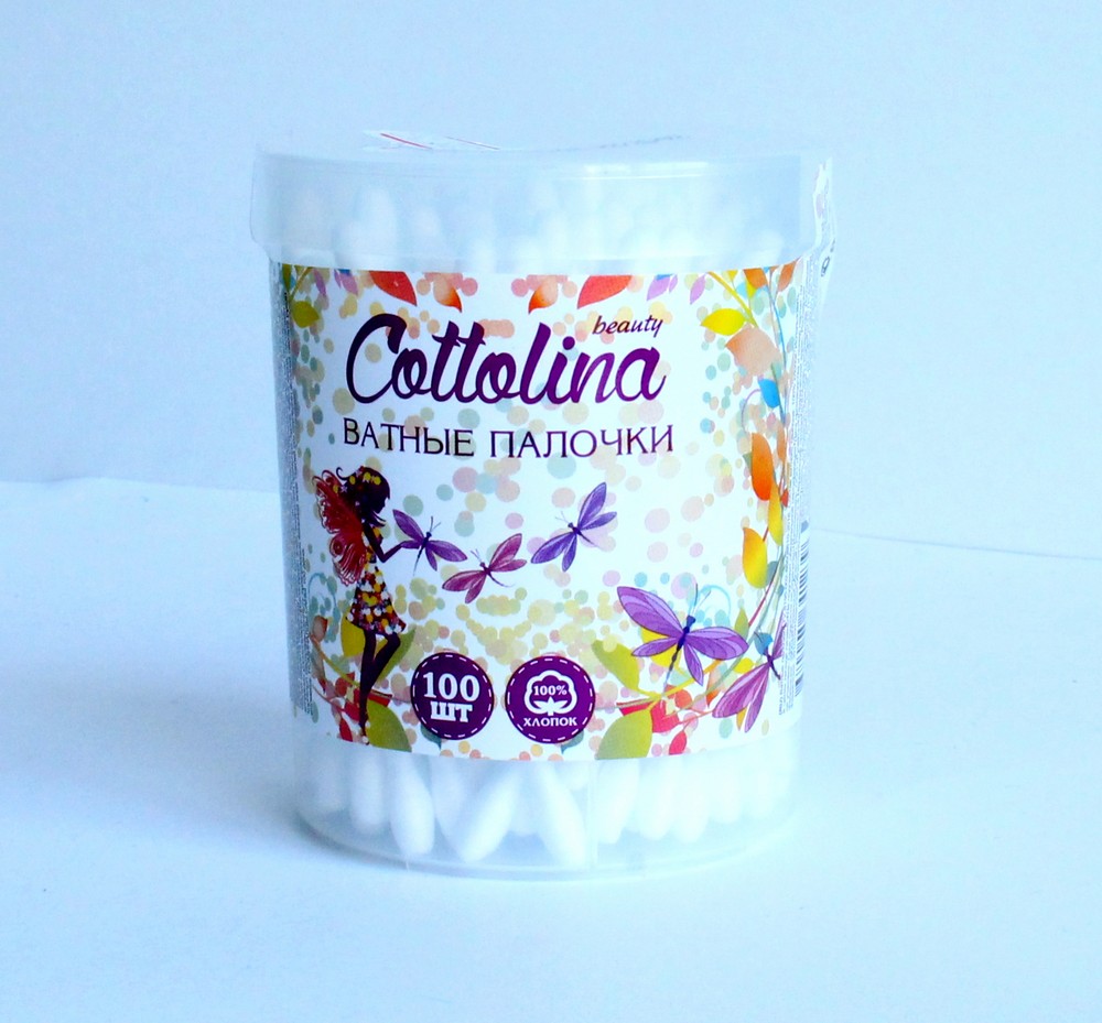 Ватные палочки "Cotto fleur" Cottolina, 100шт 41239