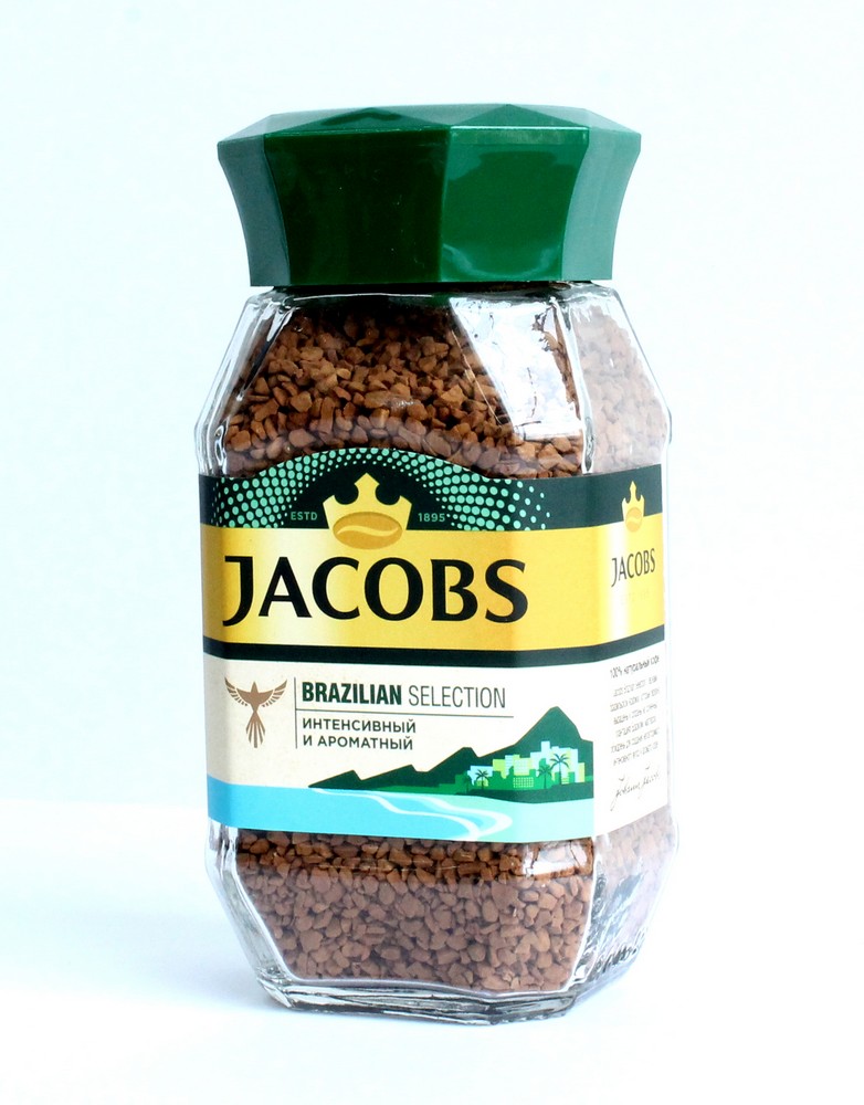 Кофе растворимый "Jacobs" Brazilian selection ст/б, 95гр 71098