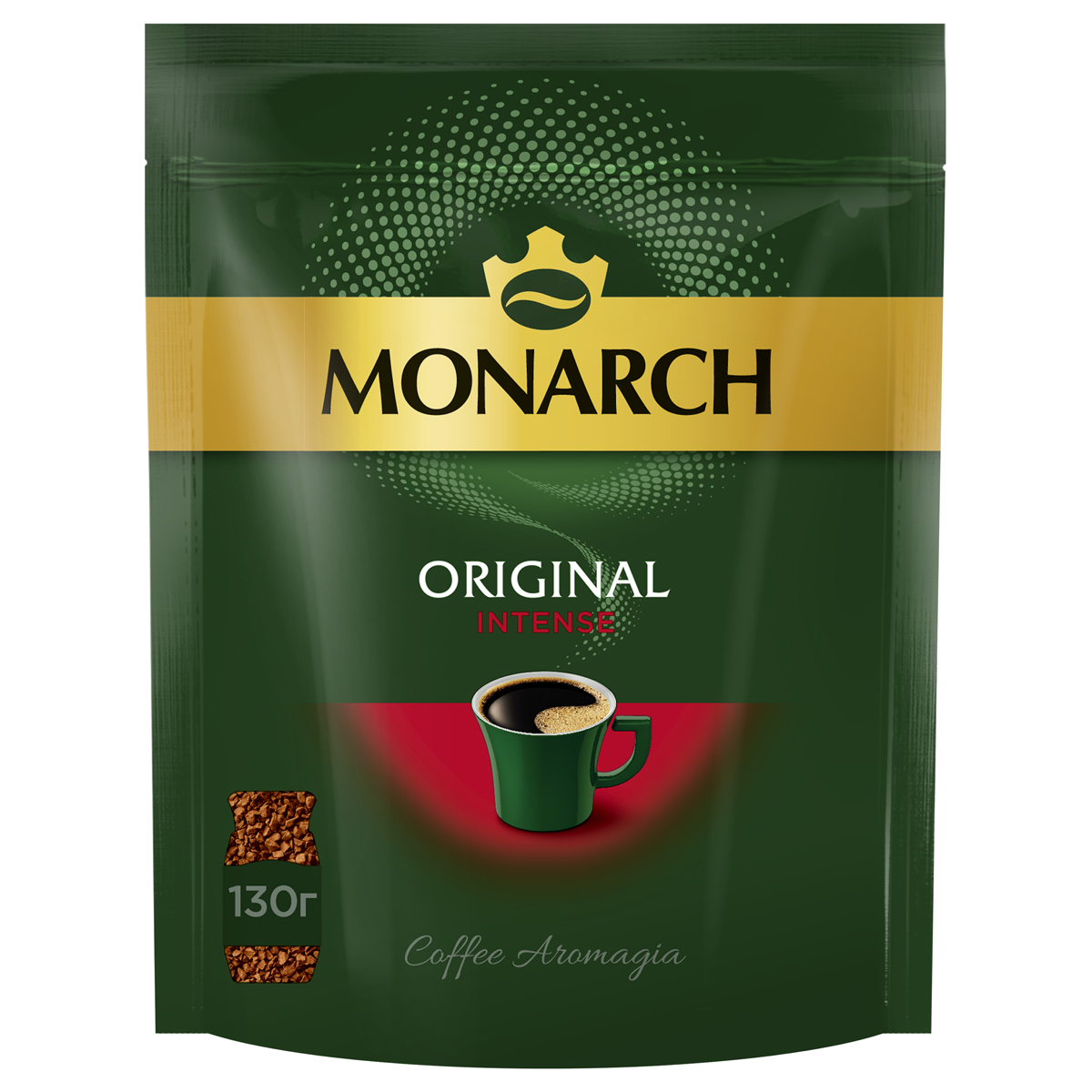 Кофе растворимый "Jacobs" Monarch Intense, 130гр 72750