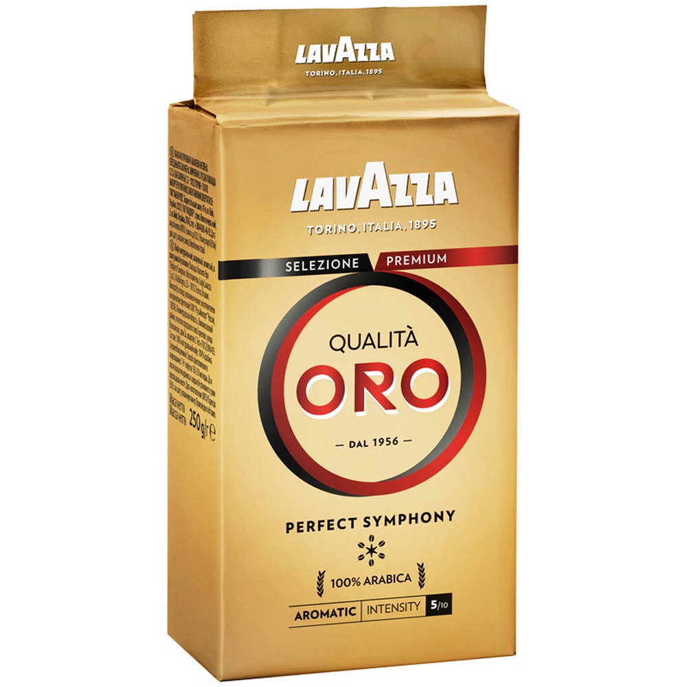 Кофе молотый "LavAzza" Qualita ORO в/у, 250гр 194642/620170
