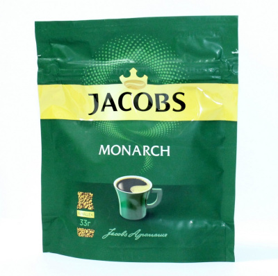 Кофе растворимый "Jacobs" Monarch, 33гр 515921