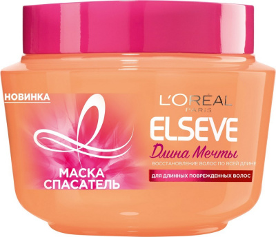 Маска для волос "Elseve" Длина мечты, для поврежденых волос, 300мл 754229