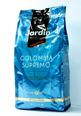 Кофе молотый "Jardin" Colombia supremo, 250гр 05800