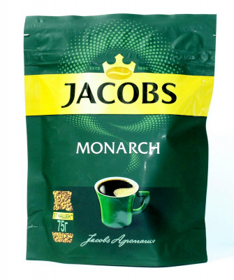 Кофе растворимый "Jacobs" Monarch, 75гр 12043