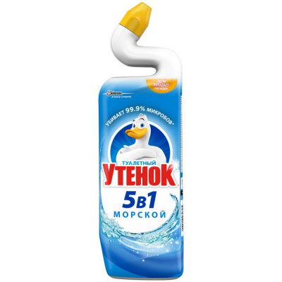 Чистящее средство "Туалетный утенок" Морской, активное очищение, без хлора, 900мл 70705